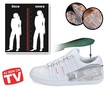 Boy Uzatıcı Ortopedik Silikon Tabanlık